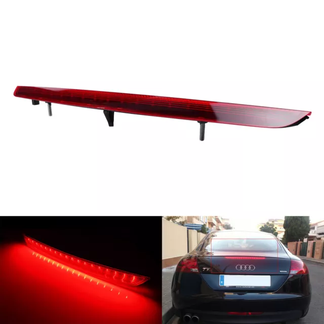 LED Rouge Feu de Stop Frein Supplémentaire Arriere Pour Audi TT 8J 2006-2014