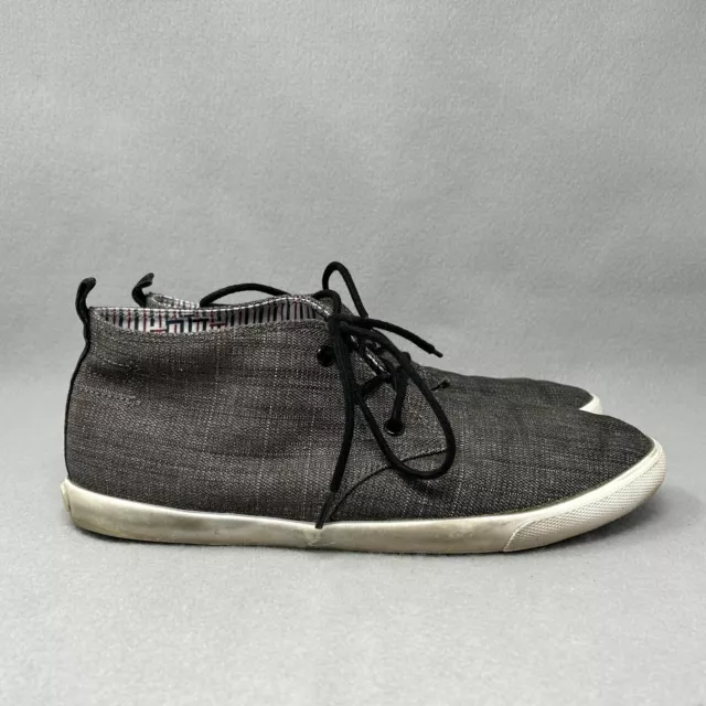 BEN SHERMAN MEN’S Bradford Chukka Off-Black Canvas Sneakers Shoes Sz 11 ...