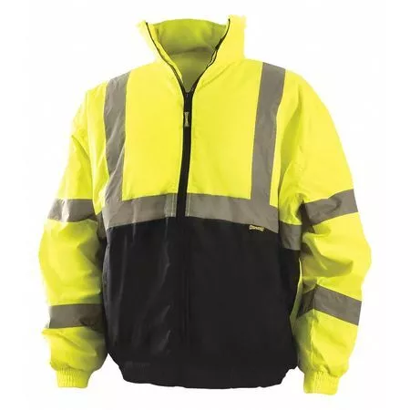 Occunomix Lux-250-Jb-By2x 2Xl High Visibility Jacket, Yellow