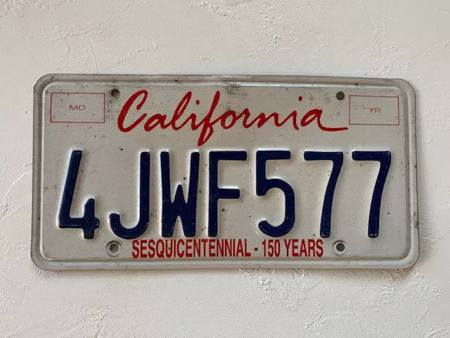 USA License Plate California Nummernschild Auto-Schild KFZ Kennzeichen