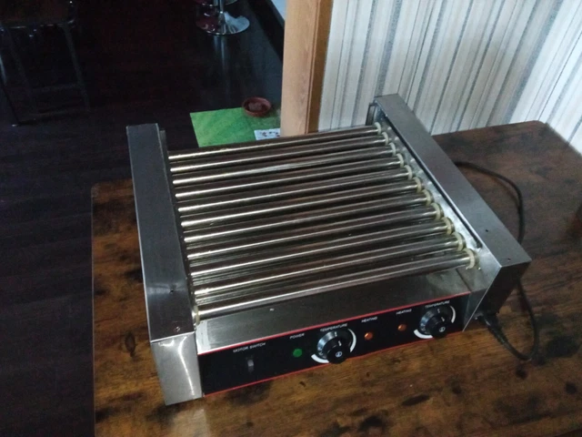 Profi Gastro Rollengrill 11 Rollen bis 30 Stück Hot Dog 230V