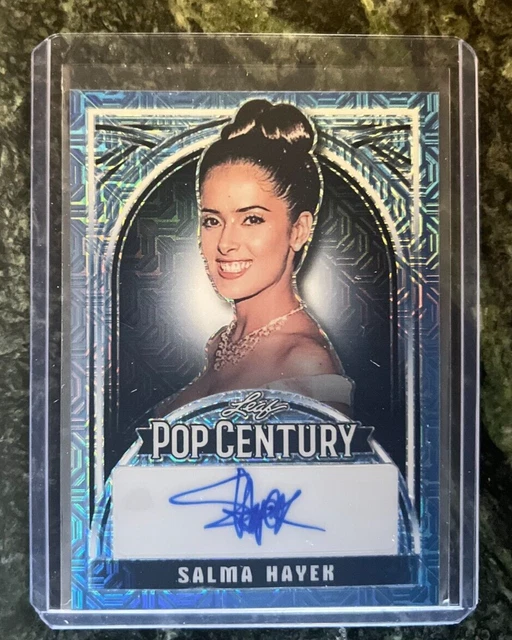 2024 LEAF METAL Pop Century SALMA HAYEK TRUE 1/1 BASH1 AUTO 97.00