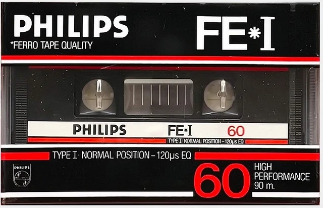 PHILIPS FE60 I - Bande cassette audio vierge enregistrable 60 minutes ...