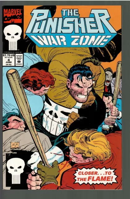Punisher War Zone #4 1992 VF+ (Marvel)