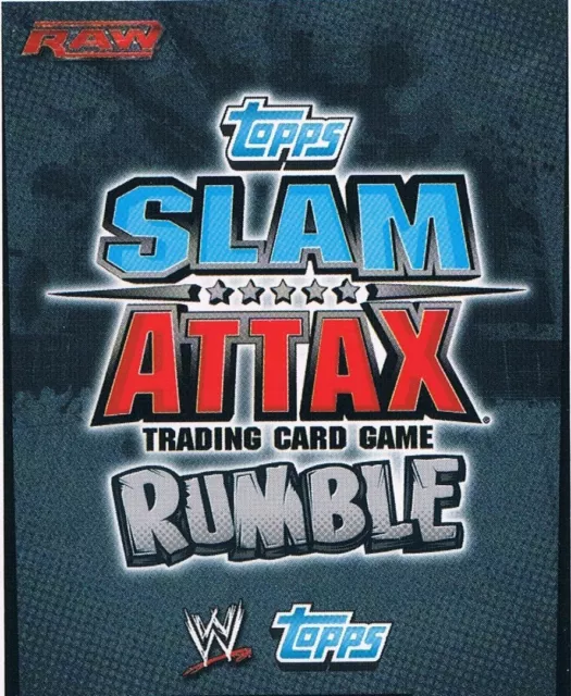 WWE Slam Attax TCG Rumble Choose One Raw Card from List [Part 1/2]