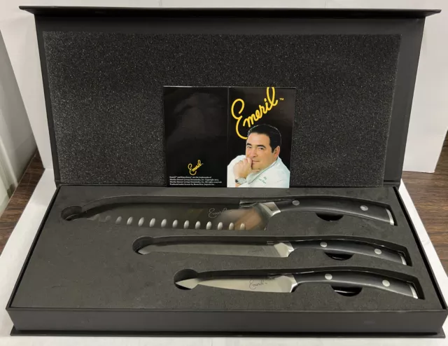Emeril Lagasse 5-Piece Multi-Colored Non-Stick Knives with Protective  Sheaths 