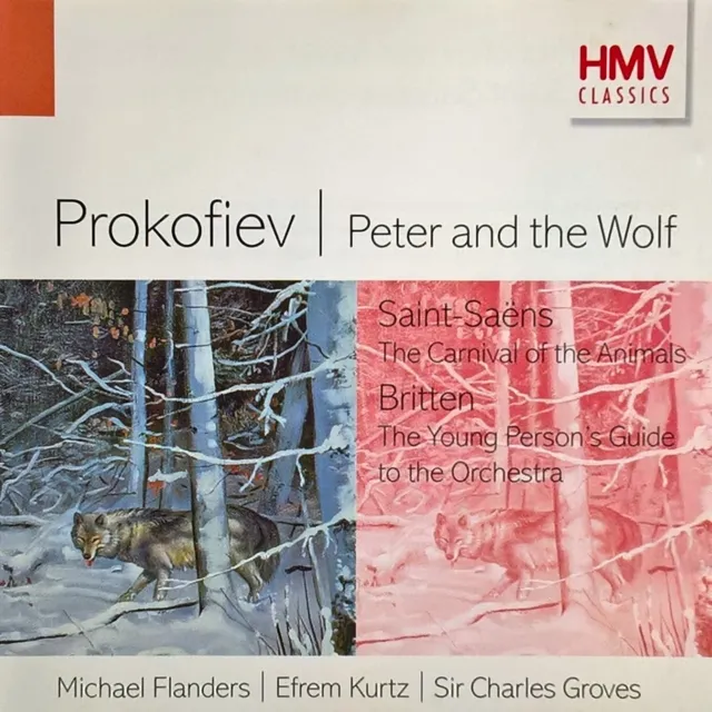 Prokofiev: Peter and the Wolf; Saint-Saens, Britten (CD) Groves [Multi-buy]