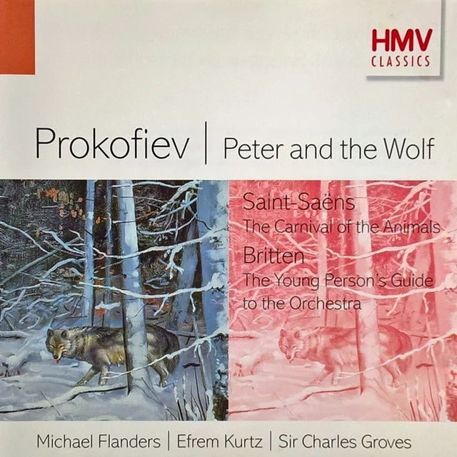 Prokofiev: Peter and the Wolf; Saint-Saens, Britten (CD) Groves [Multi-buy]