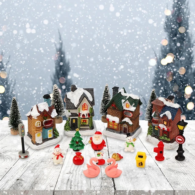 Mini LED Decora L'ornamento Da Tavolo Della Casa Luminosa Di Natale