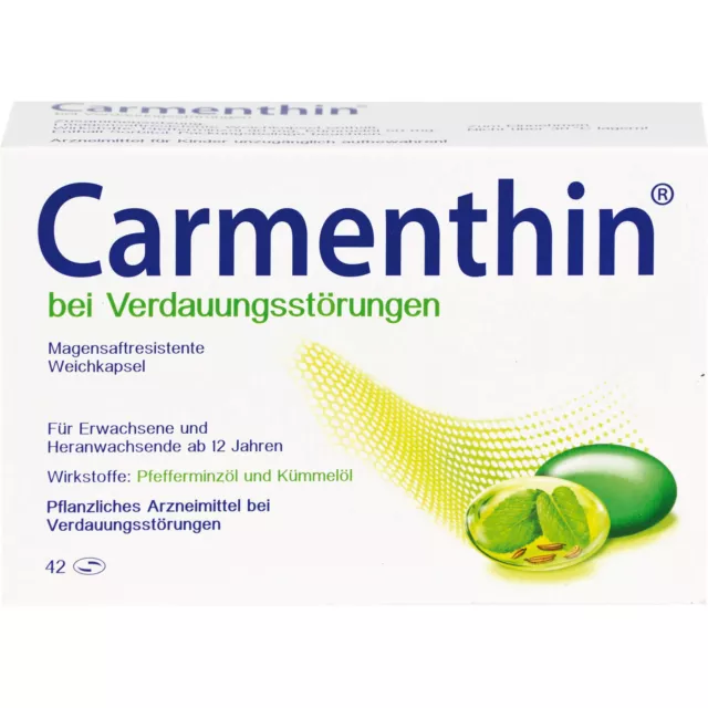 Carmenthin Weichkapseln bei Verdauungsstörungen, 42 St. Kapseln 10327618