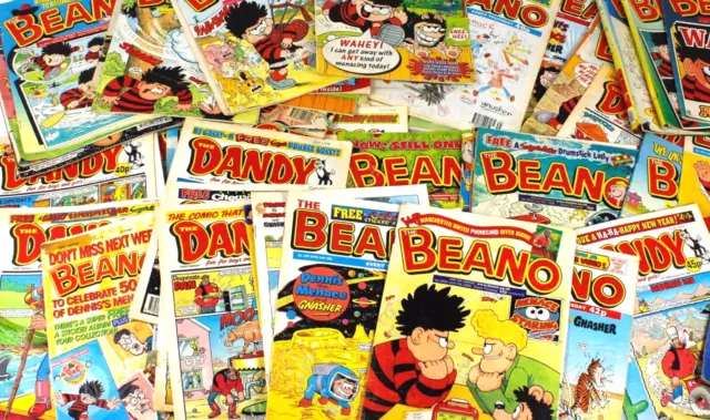 75 x Vintage Beano Dandy Comics Magazine 1995-2001 Job Lot Bundle Collectio 3