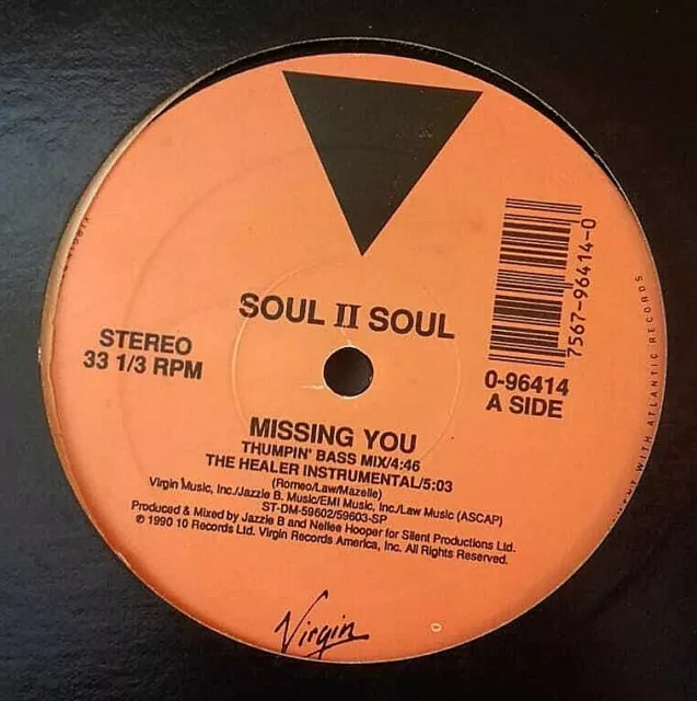 Soul II Soul - Missing You (12")