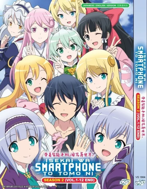 ANIME DVD ISEKAI Wa Smartphone To Tomo Ni. Season 1+2 Vol.1-24 End English  Dub $43.47 - PicClick AU