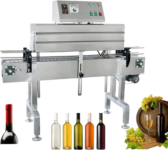 220V 7KW Bottle Marking Heat Shrink Labelling Machine Automatic Tin Labeller