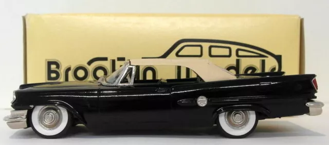 Brooklin 1/43 Scale BRK41 004  - 1959 Chrysler Convertible 300E Top Up 1 Of 1000