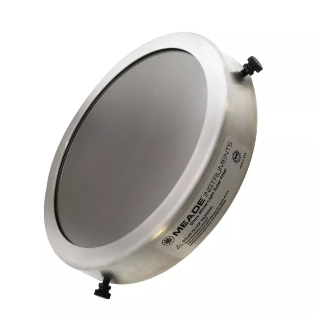 Meade White-Light Solar Glass Filter: 7.5" ID for 181mm-187mm OD Tubes # 750