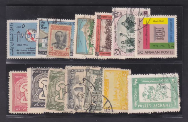 Sephil Afghanistan Unesco Itu Centenary Etc 14v Postfrisch + Gebraucht Stempel