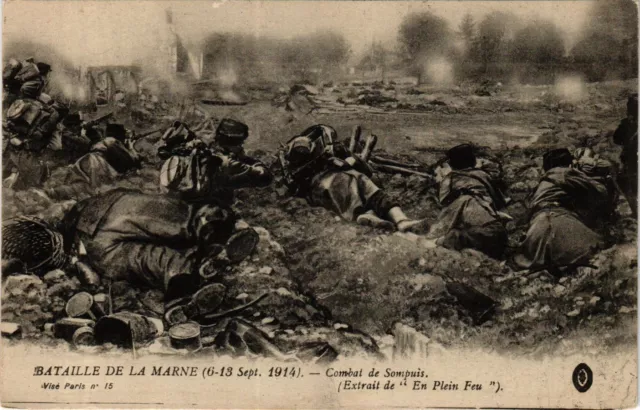 CPA Battle of the MARNE Combat of SOMPUIS (346556)