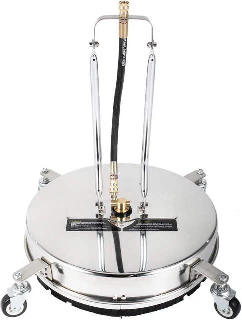 VEVOR Pressure Surface Cleaner, 18", 4000 PSI High-Pressure Washer Silver