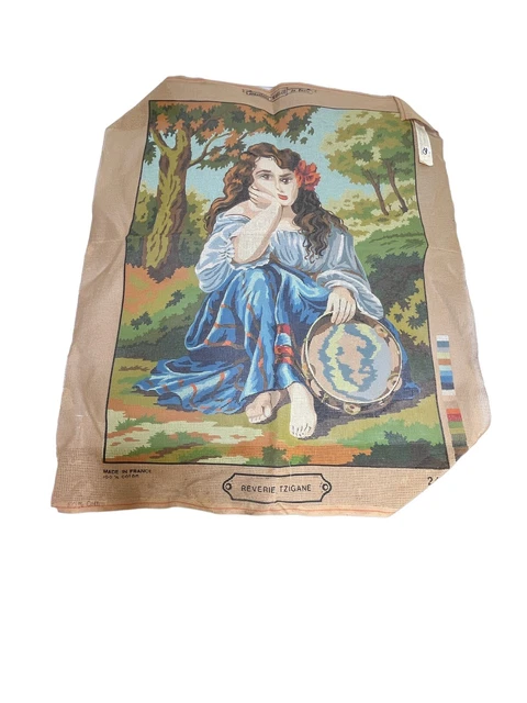 Creaciones de punto de cruz estampadas francesas Margot de Paris Reverie Gigane
