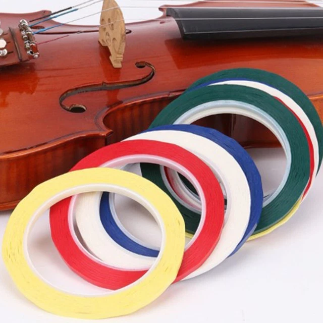 1 Rouleau Doigtage Bande 5 Couleur 66m 5mm for Tout Corde Instruments Qualité