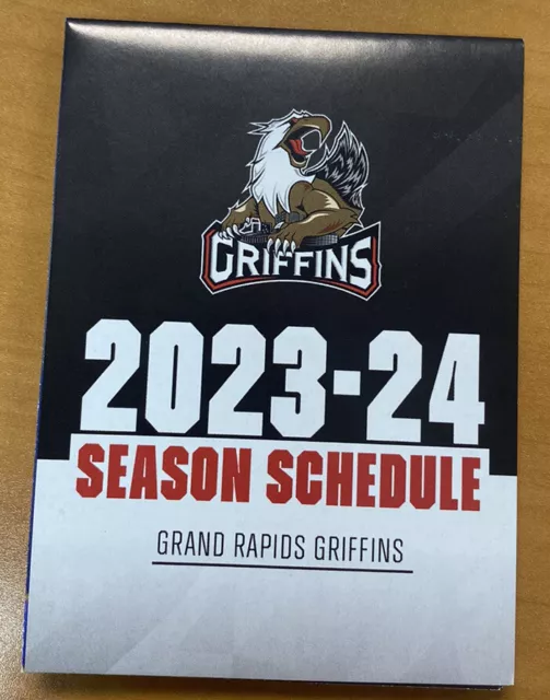 20232024 GRAND RAPIDS GRIFFINS Schedule 🏒 AHL Minor Hockey 🏒 NEW 2.55