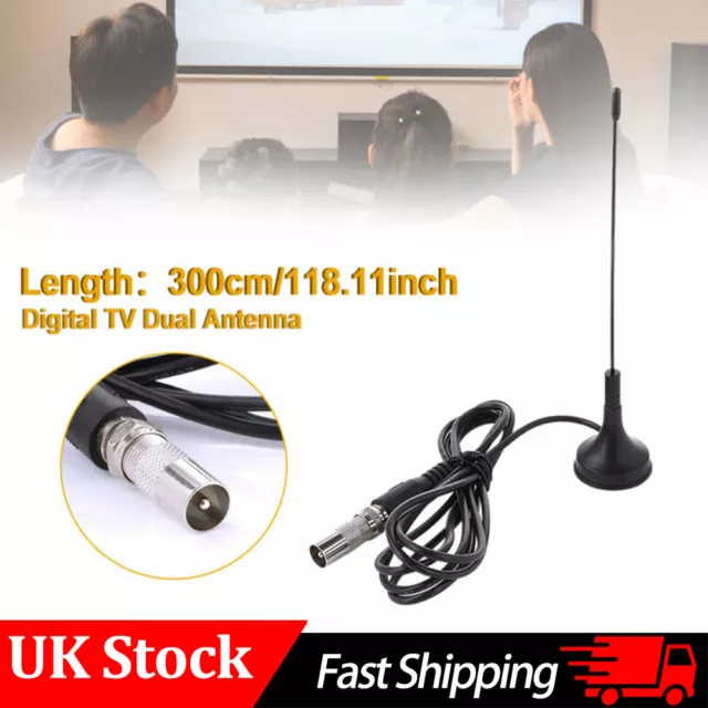 2024 Best Portable TV Antenna Indoor Outdoor Digital HD Freeview Aerial Ariel UK