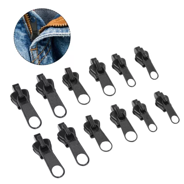 Reliable Zip Fixers Repair Zippers in Minutes 12 Pcs/3 Sizes Easy to Install