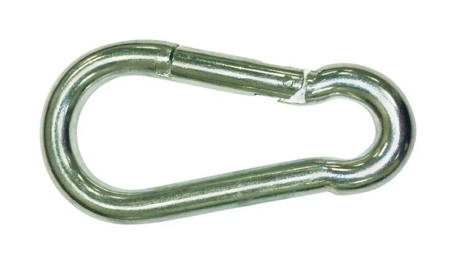 Baron 1/4 in. D X 2-3/8 in. L Zinc-Plated Steel Spring Snap 80 lb (Pack of 10)