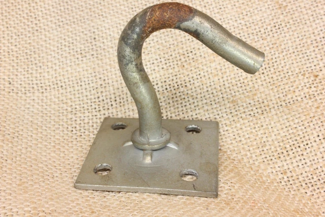 Old Plant Hook Porch Ceiling Wall Clothesline Vintage Barn Find 1 3/4” Rustic 2