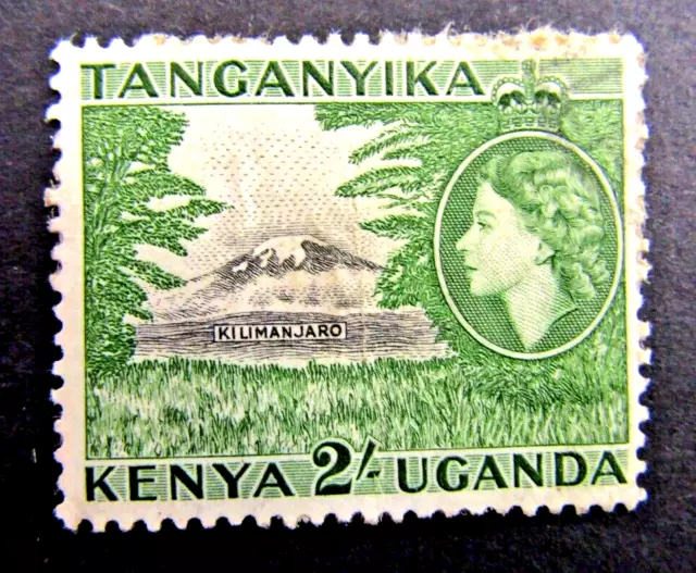 UGANDA, KENYA, TANGANYIKA STAMPS, QEII, 2/- 1960s, USED
