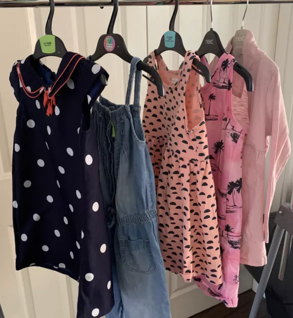 next Age 3 years girls summer bundle Dresses Playsuit DenimJumpsuit And Cardigan