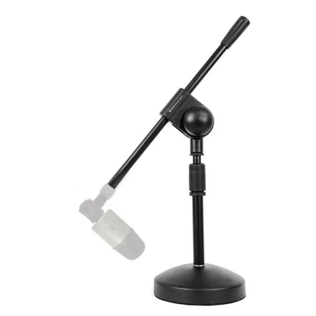 Rockville Kick Drum Stand w/ Steel Round Base For CAD KBM412 Microphone Mic