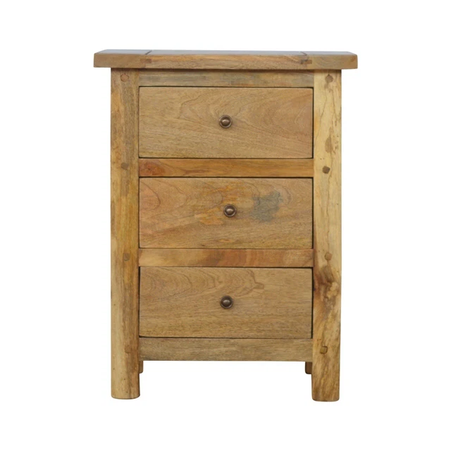 Country Farm House Bedside Drawers Solid Wood Modern English Classic Traditional