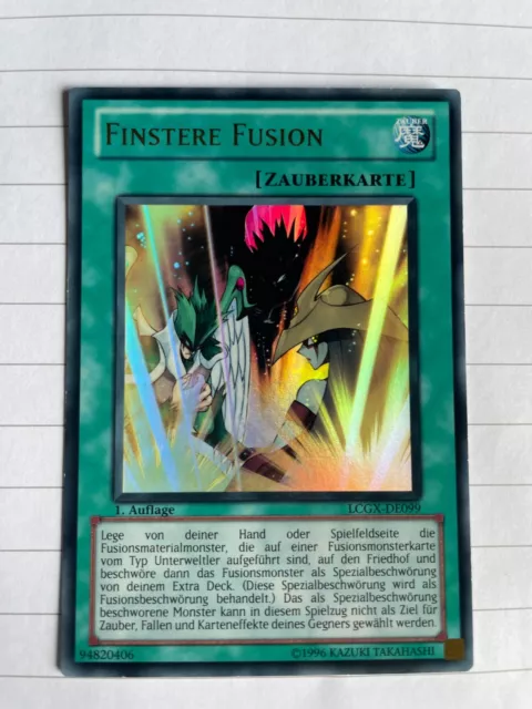 YuGiOh! Finstere Fusion ; LCGX-DE099 ; Ultra Rare ; NM ; 1.Auflage ; Deutsch