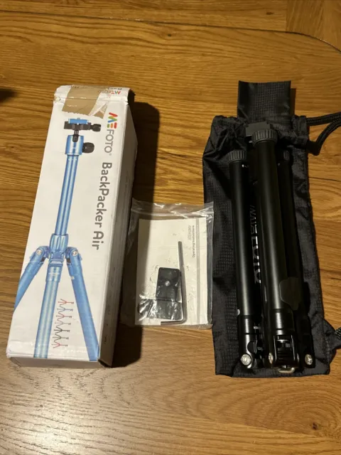 MeFOTO BackPacker Air Travel Tripod W/ Bluetooth Selfie Stick - NO phone holder