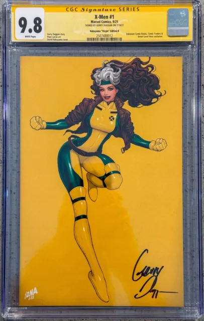 🍌 X-MEN #1 2021 CGC 9.8 SS Nakayama Yellow VIRGIN Variant | Signed GERRY DUGGAN