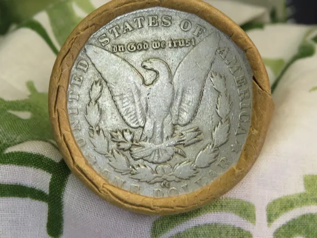 Roll Of 20 Silver Morgan Dollars Cc End / Cc End #L @Pp53