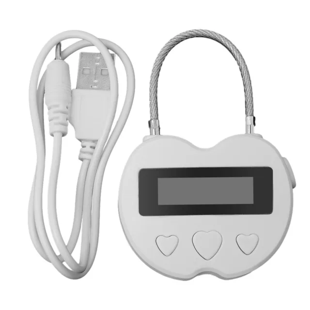 Multifunctional Travel Time Lock with LCD Display Secure and Rechargeable