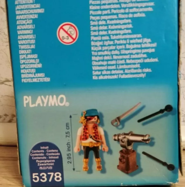 PLAYMOBIL Canonnier PIRATE 5378  NEUF BOITE SPECIAL PLUS COLLECTABLE 2