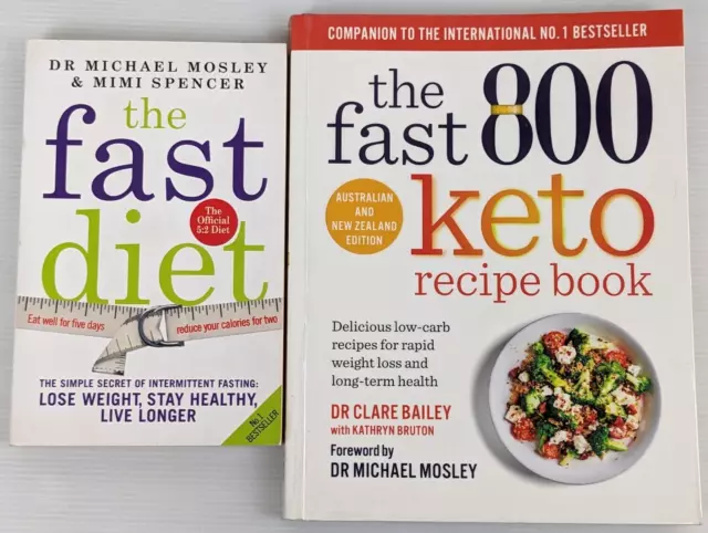 THE FAST DIET Recipe Book & 5:2 diet book bundle lot fasting diet low  calorie $30.00 - PicClick AU