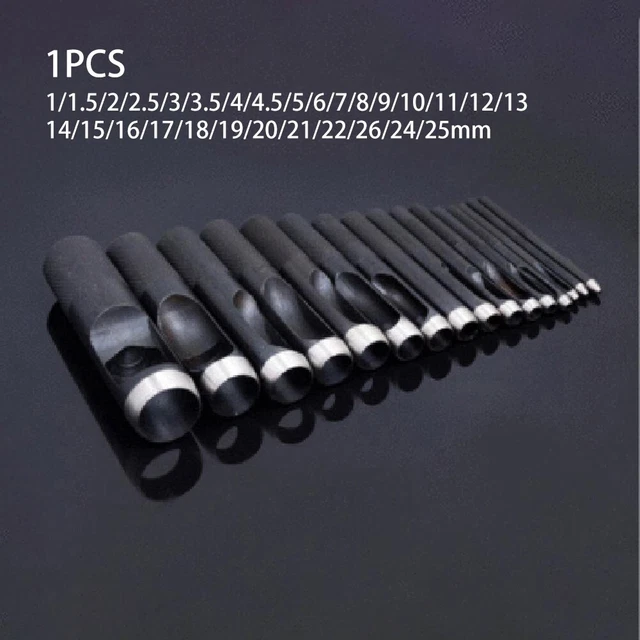 Eye Ponch Poinçon de Ceinture Set Rond Ponch Hollow Punch de Haute Qualité