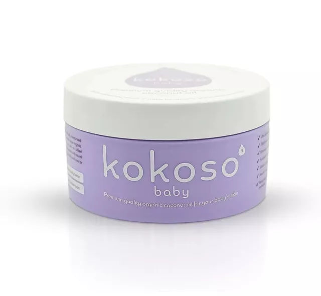 Kokoso Baby Coconut Oil- Raw, Organic Coconut Oil | Organic Product | 168g