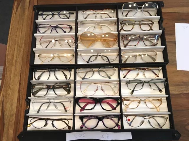 24 x Vintage Konvolut Sammlung Lot 80er DIOR Persol Carrera Aigner Rothschild