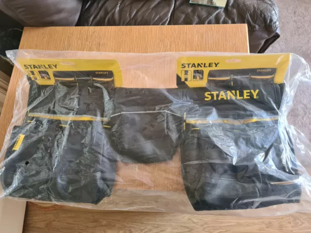 Stanley Multi Pocket Pouch Belt Hammer Tools Workman DIY Brand New