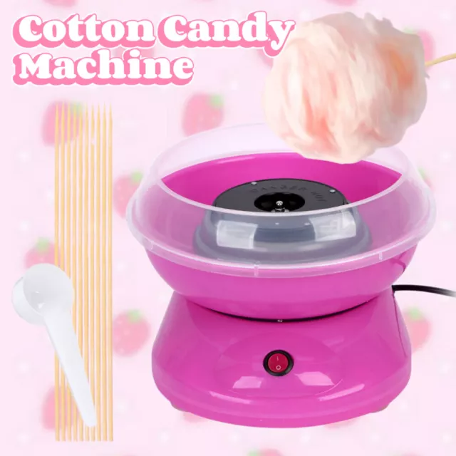 PINK COTTON CANDY Maker Commercial Electric Floss Maker Machine ...