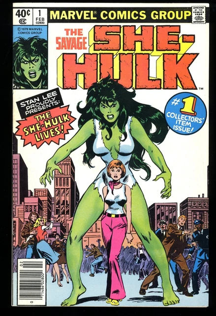 Savage She-Hulk #1 VF- 7.5 Newsstand Variant Origin and 1st Appearance!