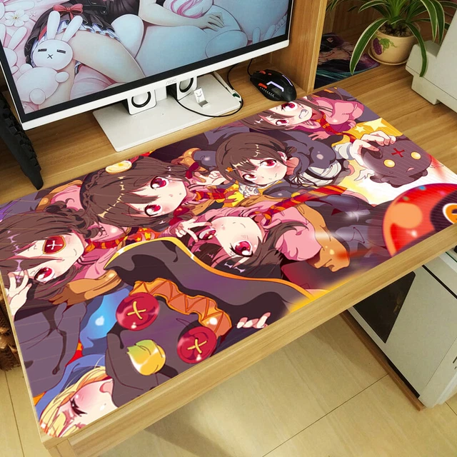 ANIME GIRL MOUSE Pad KonoSuba Megumin Large Keyboard Mat Play Playmat