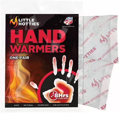 40 (20 Pairs) Little HOTTIES Hand Warmers Heat Pack Pocket Heater Ski Warmer New