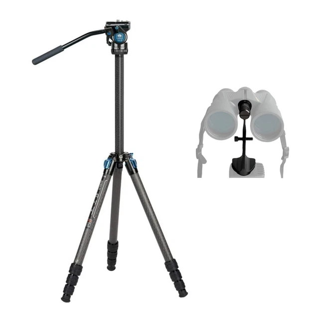 Sirui ST124 VA 5 Carbon Fiber 62.2 In Travel Tripod with Tripod Adapter